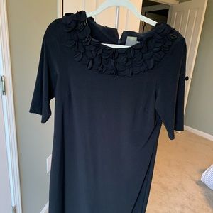Black knee length sheath dress